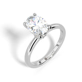 Solitaire Hidden Halo Engagement Ring by Allure